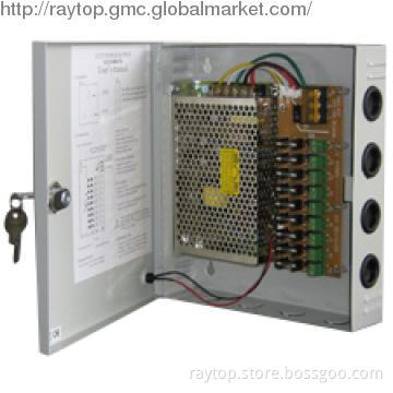 CCTV Power Supply Box, Output 12V,20A, 9 Channel,240Watt
